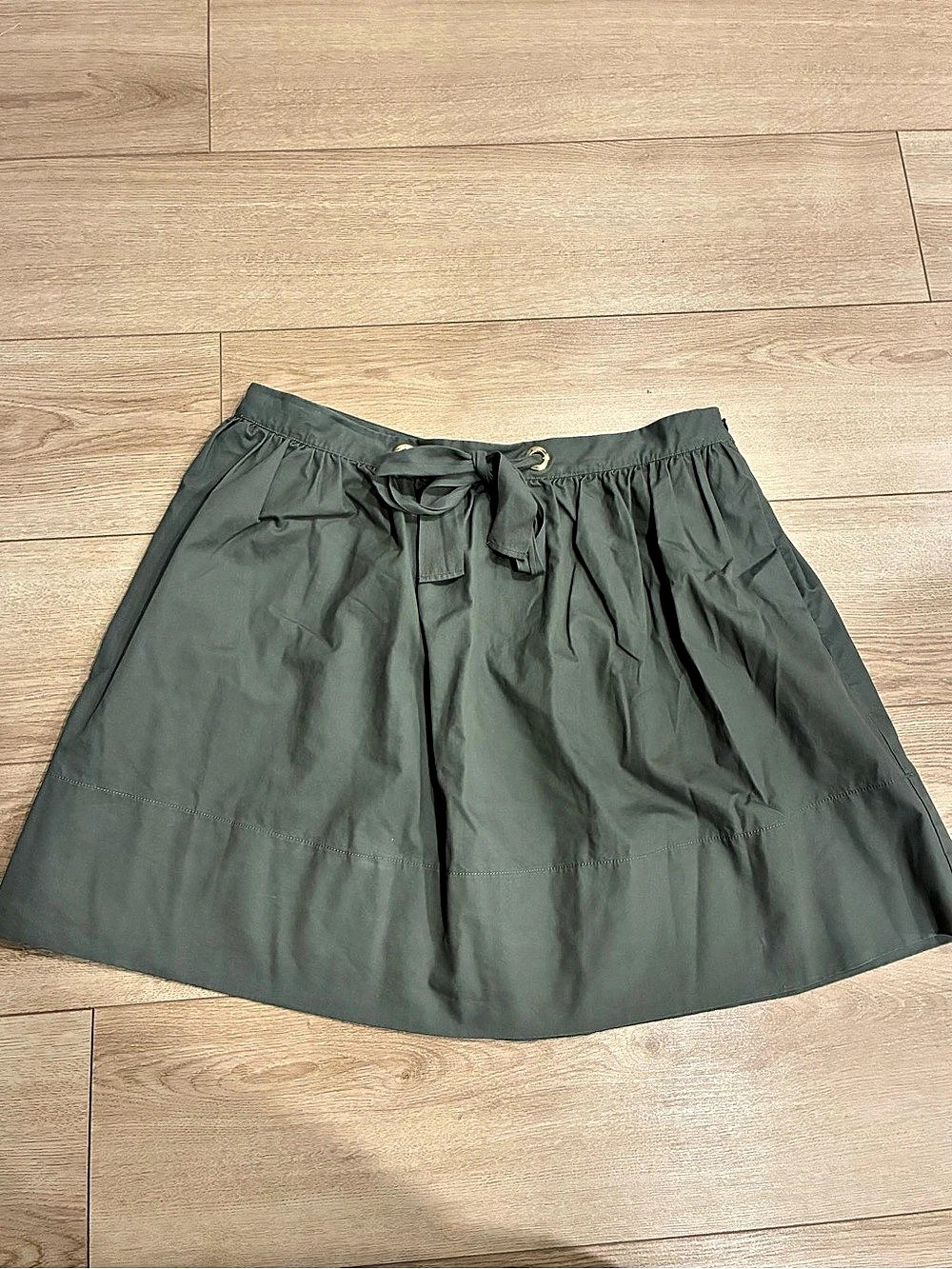 Kate Spade New York Women’s Army Green Belted Mini Skirt Size 16